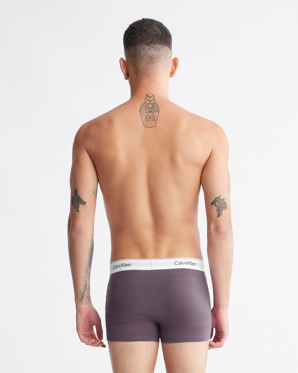 Modern Cotton Stretch 貼身短版四角褲（2 件組）, Satellite/Huckleberry, hi-res