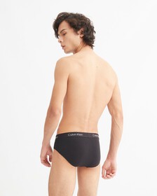 CALVIN KLEIN 1996 棉質低腰三角內褲, Black, hi-res