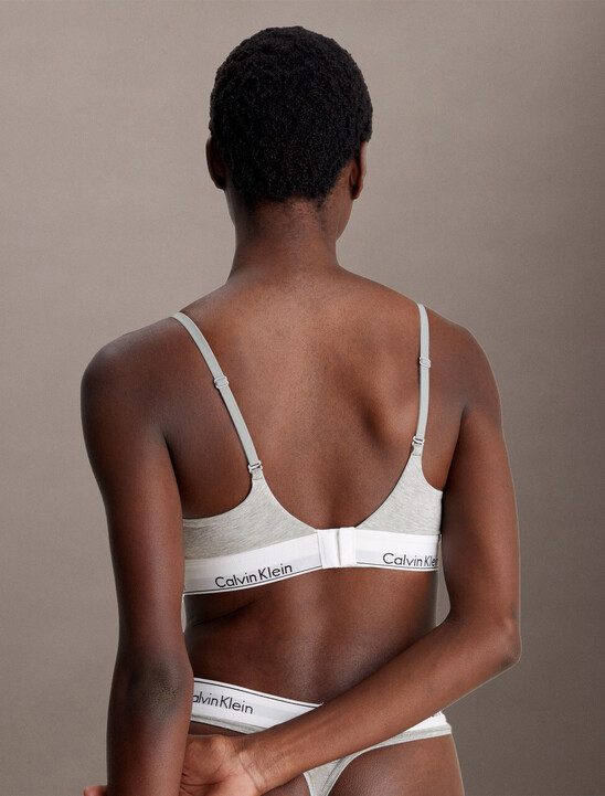Modern Cotton Push Up Plunge Bra