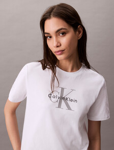 Monogram T-shirt, Brilliant White, hi-res