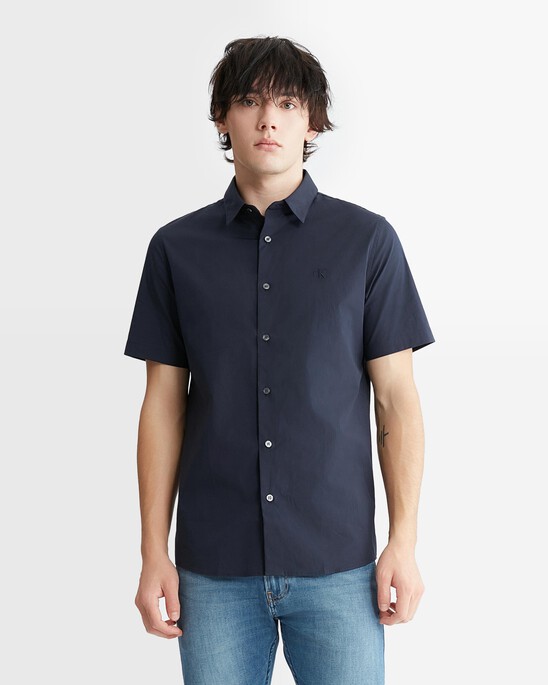 Tonal Monogram Short Sleeve Shirt
