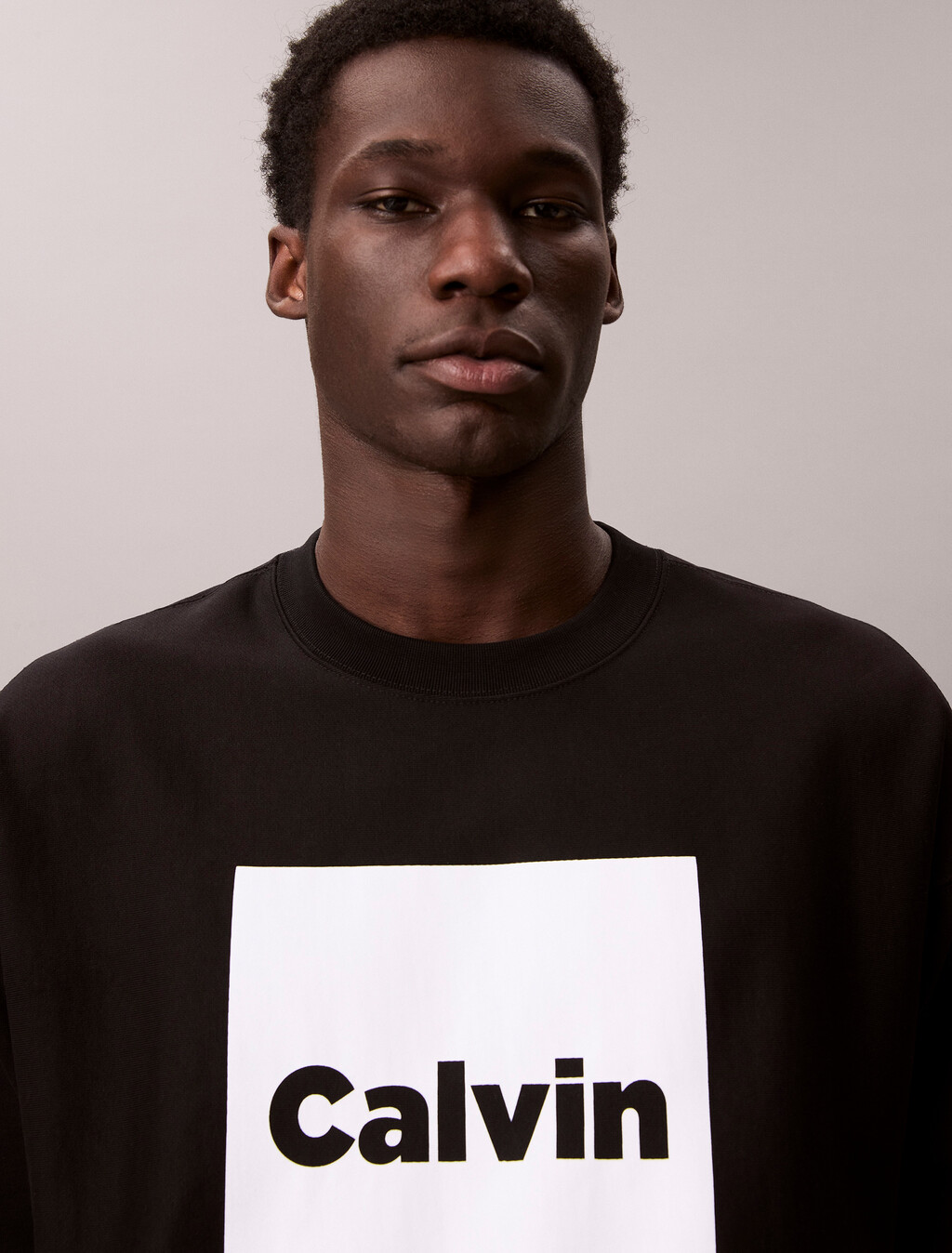 Premium Fleece Logo Graphic Relaxed Sweatshirt, Black, hi-res