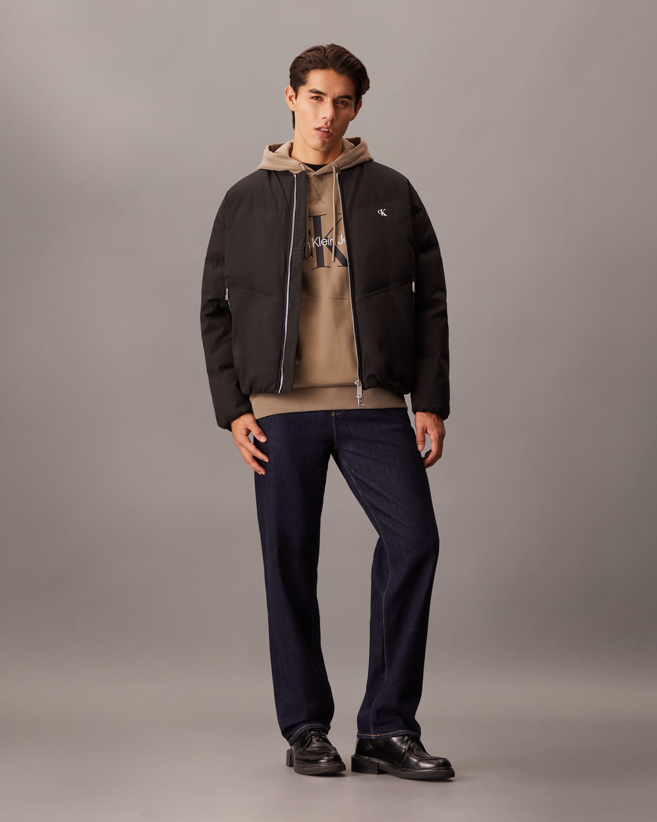 Ultra Lightweight Down Bomber Jacket | black | Calvin Klein Ultra Lightweight Down Bomber Jacket | black | Calvin Klein