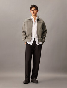 Twill Zip Up Jacket, Rock Ridge, hi-res