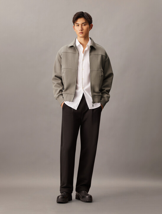 Twill Zip Up Jacket