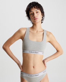 ATHLETIC 棉質薄墊無鋼圈胸圍, Athletic Grey Heather, hi-res