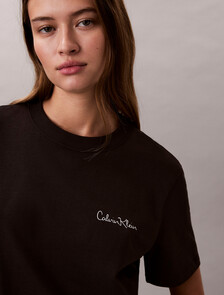 Script Logo Graphic Classic T-Shirt, Black, hi-res