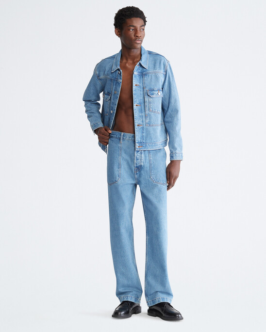 STANDARDS COASTAL BLUE DECK JEANS