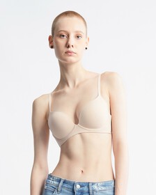 Invisibles Line Extension Push Up Plunge Bra, Beechwood, hi-res