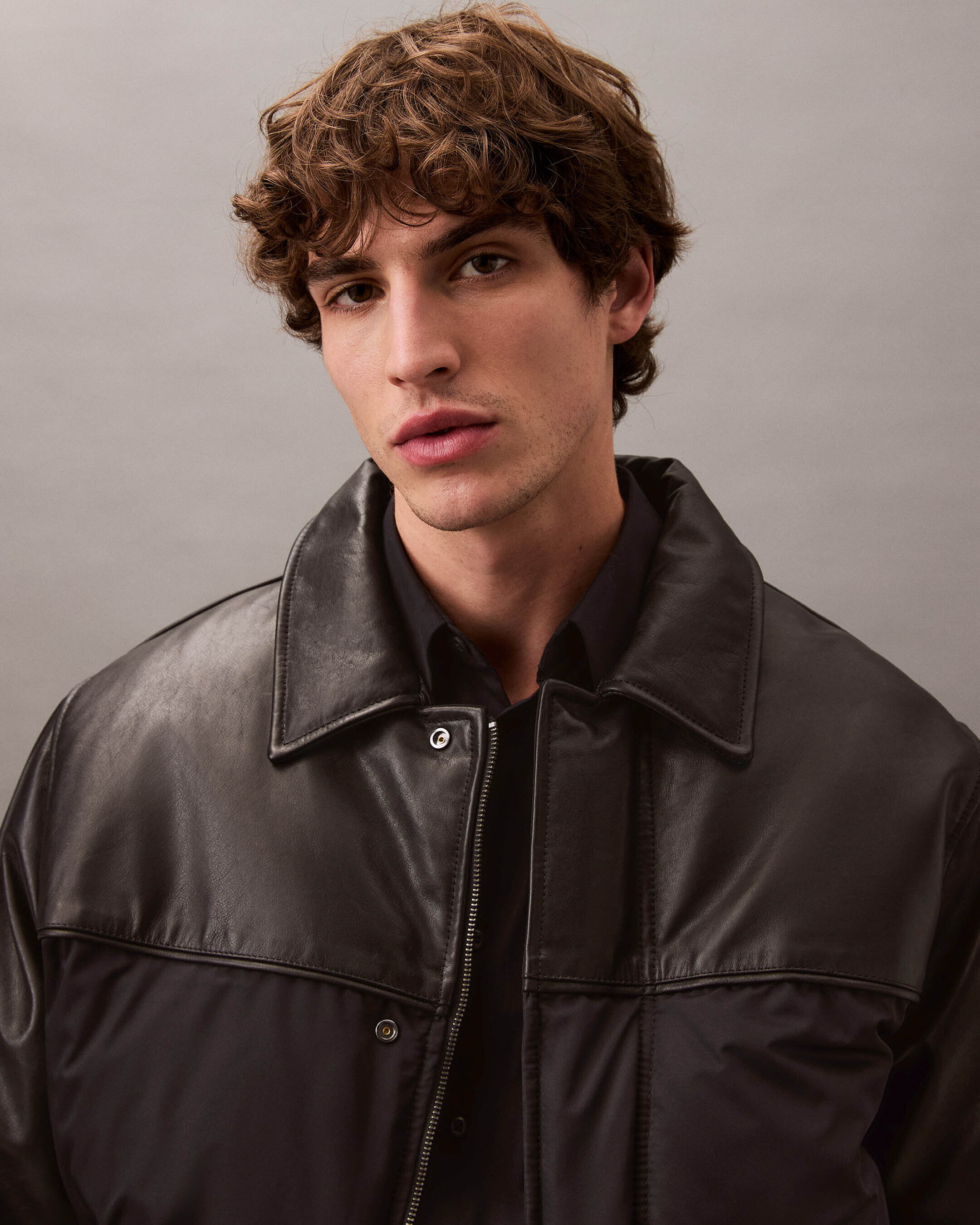 KB☆PIERRE BALMAIN 羊革 ボンバージャケット ブラック L ブラック ボンバージャケット Lサイズ - メルカリ