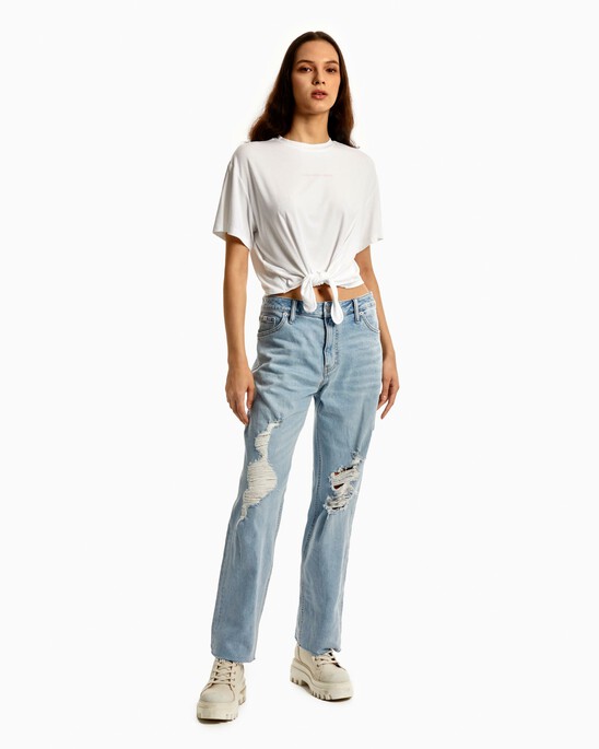 FAST TRACK VISCOSE KNOT TEE