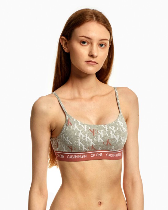 CK ONE COTTON LIGHTLY LINED BRALETTE