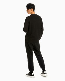 Logo Stripe 開襟衫, Ck Black, hi-res