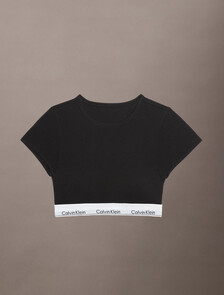 Icon Cotton 無鋼圈 T 裇胸圍, Black, hi-res