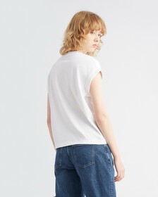 ARCHIVAL MONOLOGO TEE, Bright White, hi-res