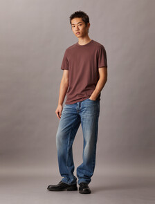Calvin 雙絲光棉質 T 裇, Wild Ginger, hi-res