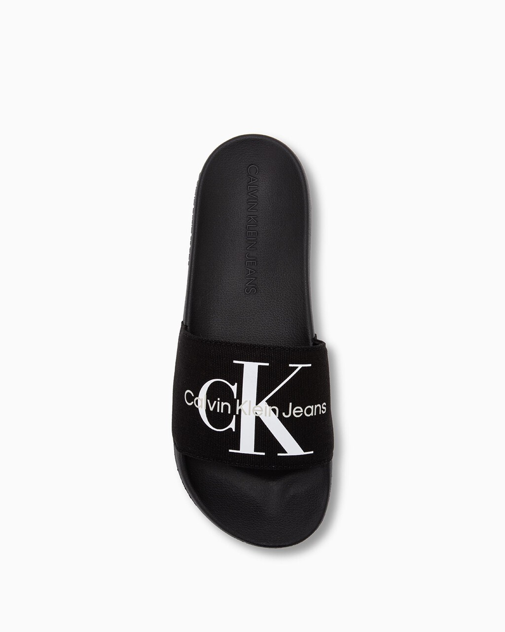 Monogram Cotton 拖鞋, Black, hi-res