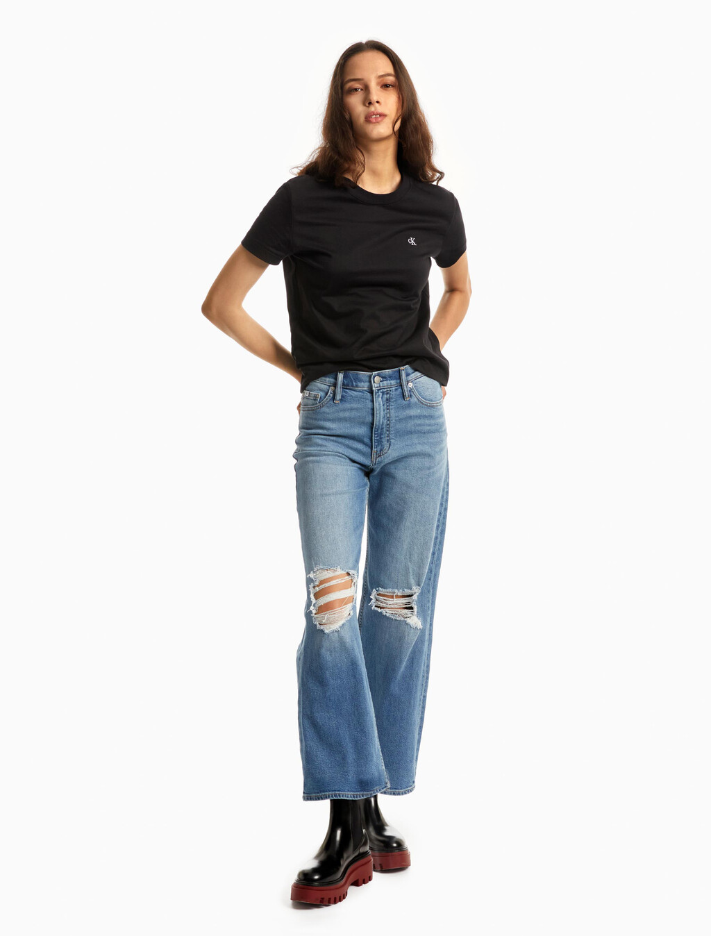 CLASSIC SLIM T 恤, Black Beauty, hi-res