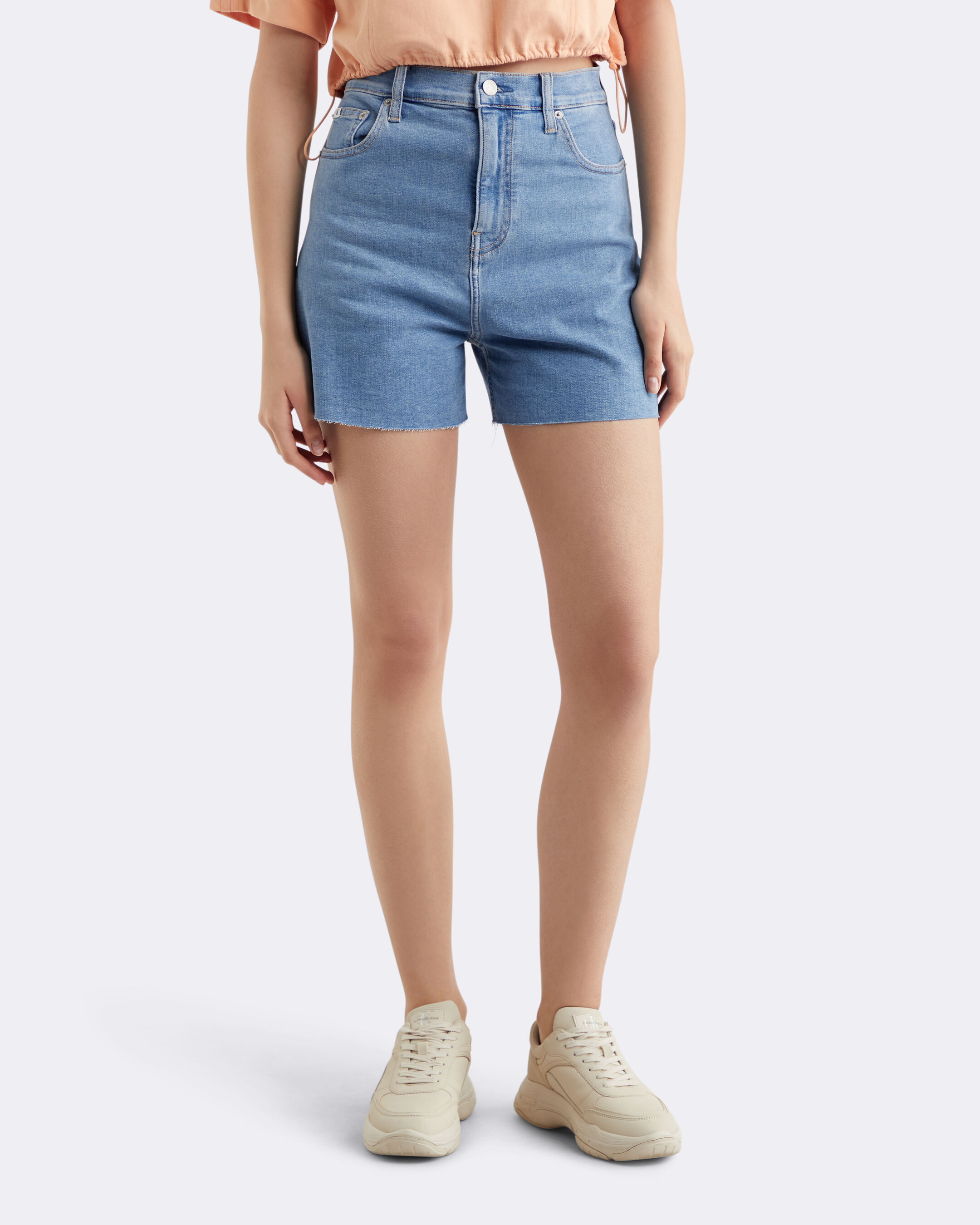 High waisted jean shorts deals