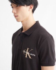 ACHIVAL NEUTRALS POLO 裇, CK BLACK, hi-res