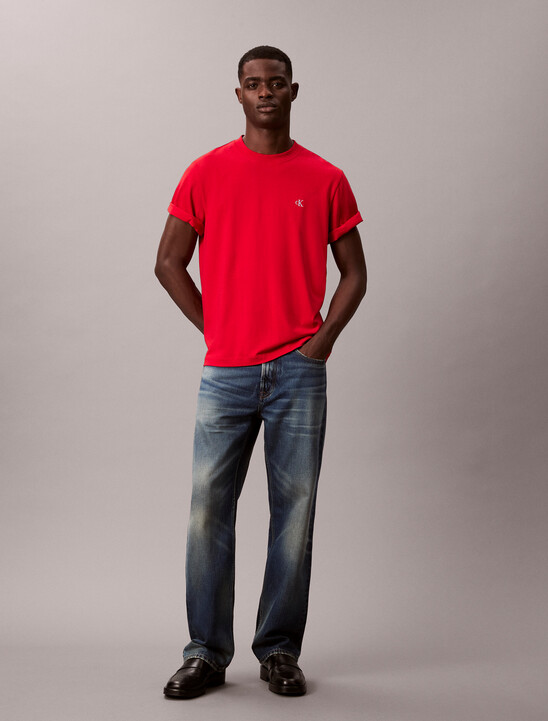 刺繡 Monogram 標誌寬鬆 T 裇