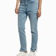 Light Blue Logo Split Hem Back Emb