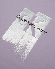 金屬色 Monogram 有機棉 T 裇, Lavender Aura, hi-res