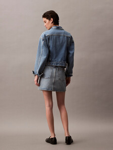 Denim Mini Skirt, CK NO02, hi-res