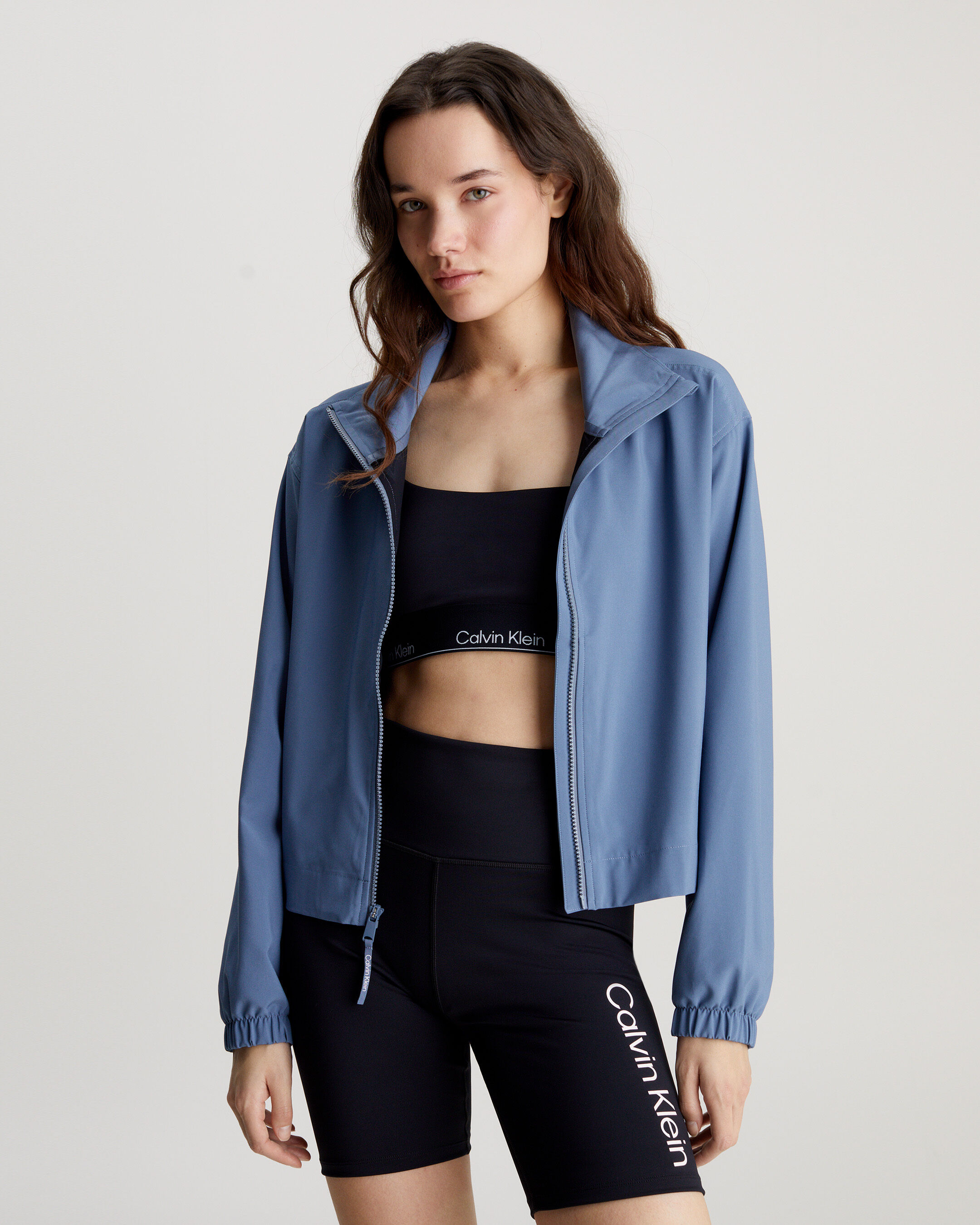 Calvin klein shop zip front jacket