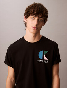 Graphic Logo T-shirt, Black, hi-res