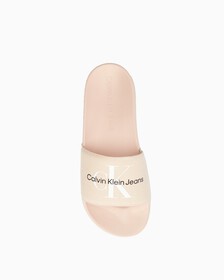 RECYCLED CANVAS SLIDERS, Peach Blush, hi-res