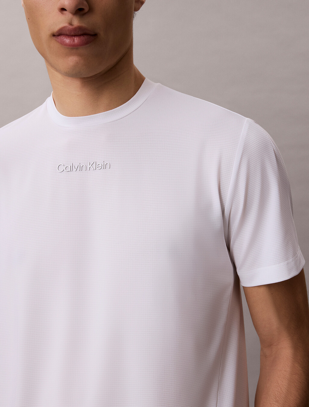 Icon Sport 運動網布短袖 T 恤, Classic White, hi-res