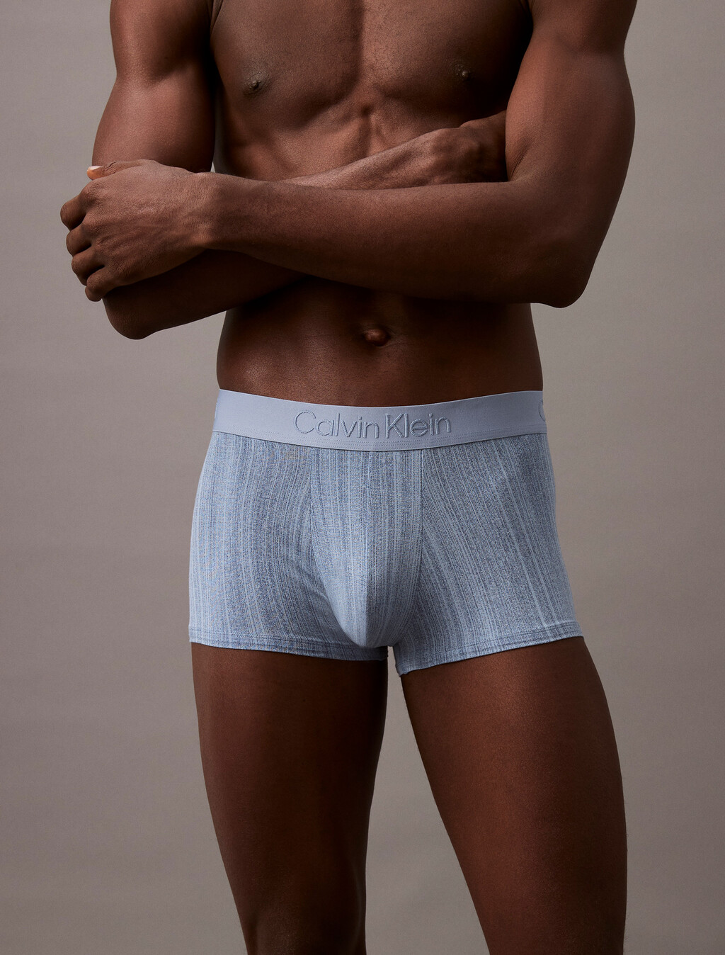 Ultra Soft Modal Trunks, TEXTURED STRIPE_FADED DENIM, hi-res