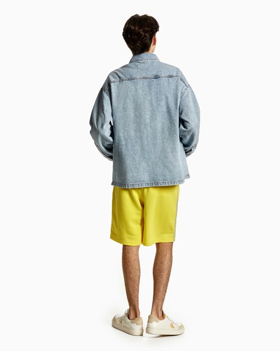 OVERSIZED UTILITY DENIM SHIRT JACKET