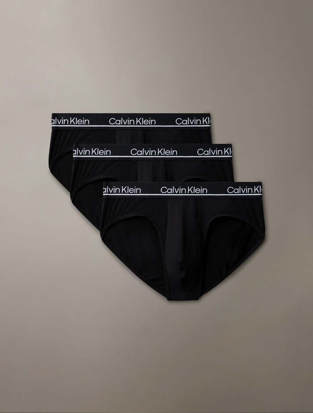 3 件套組 CK Micro Plus 低腰三角內褲, BLACK, hi-res