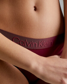 Core Tonal Bikini Bottoms, Deep Cranberry, hi-res