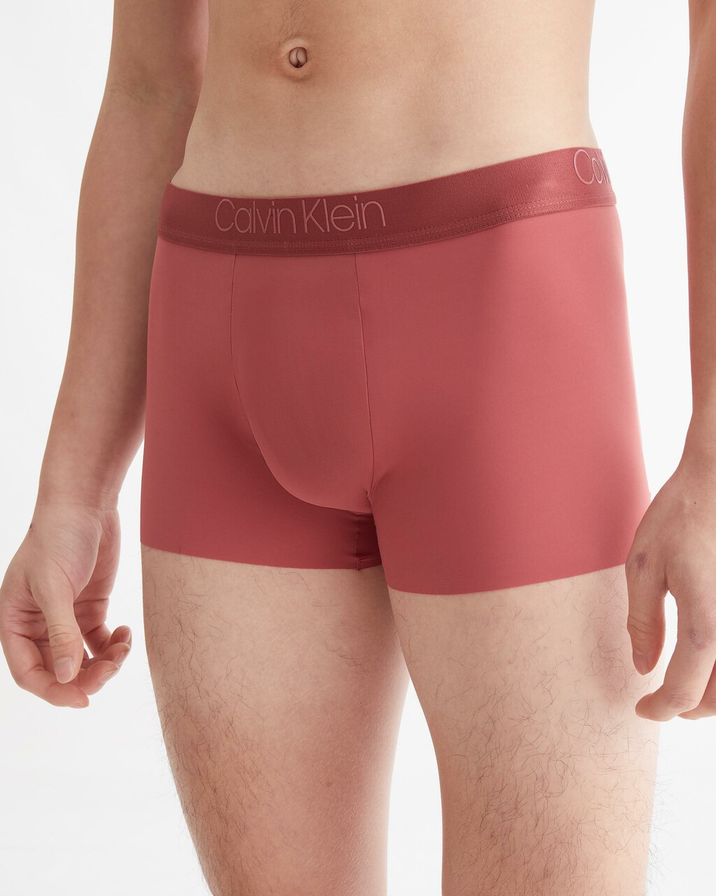 CK Black Raw Cut 回收低腰貼身四角褲, Raspberry Blush, hi-res