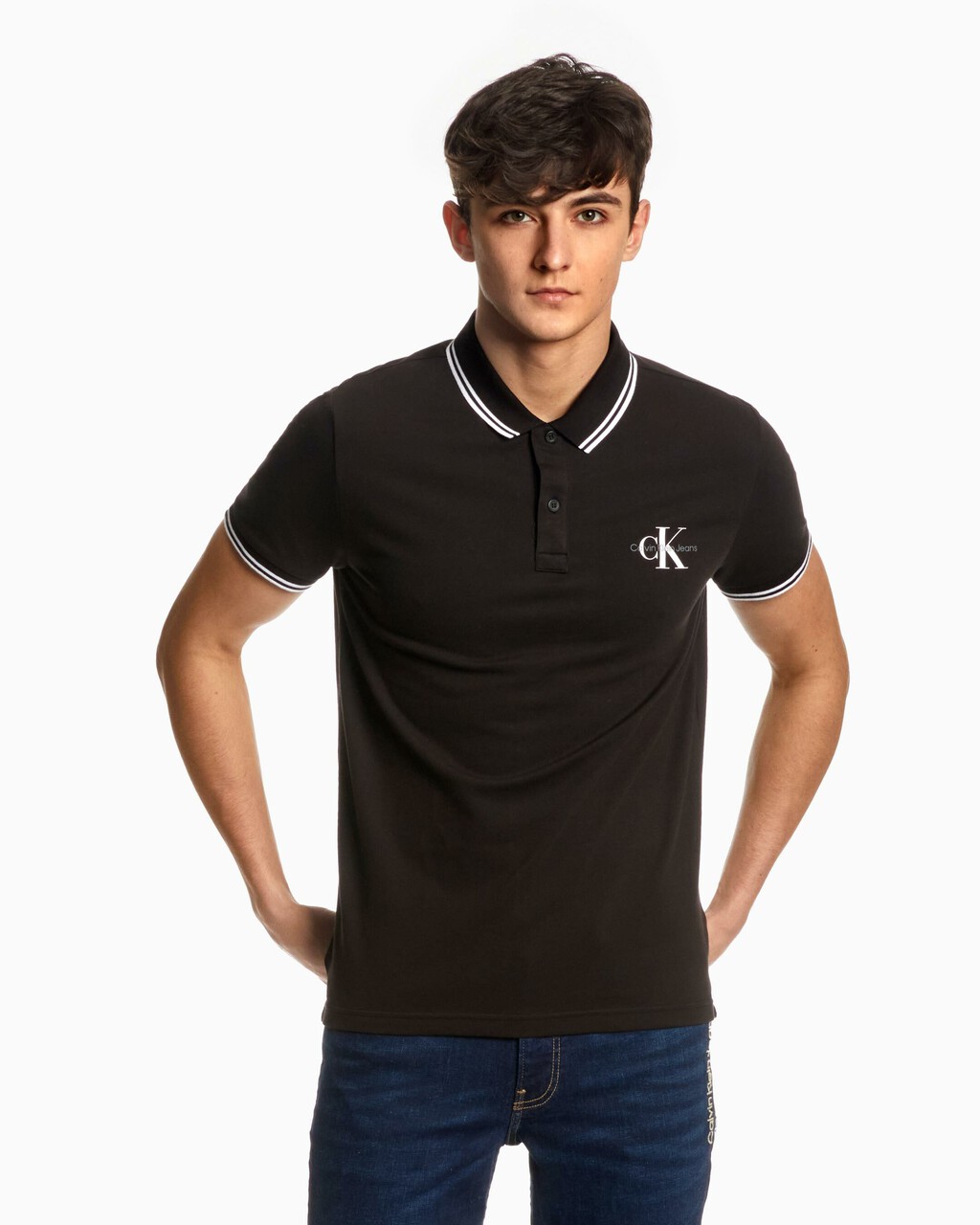 volwassen soep nog een keer CORE TIPPED SLIM POLO