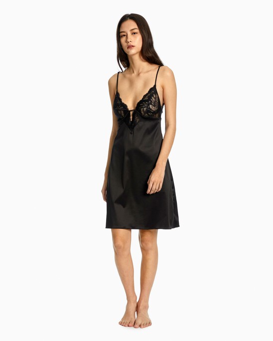 CK BLACK BRIDAL CHEMISE