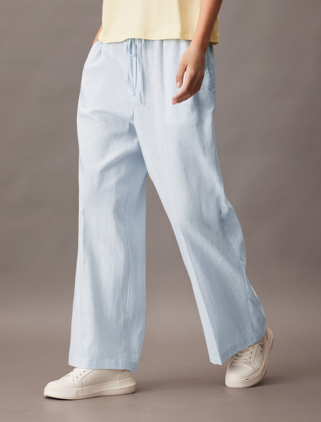 Linen Drawstring Pant, Plein Air, hi-res
