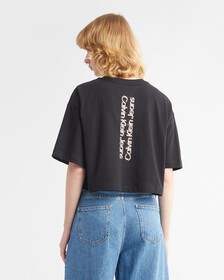 Movements Cropped Graphic Tee, Ck Black, hi-res