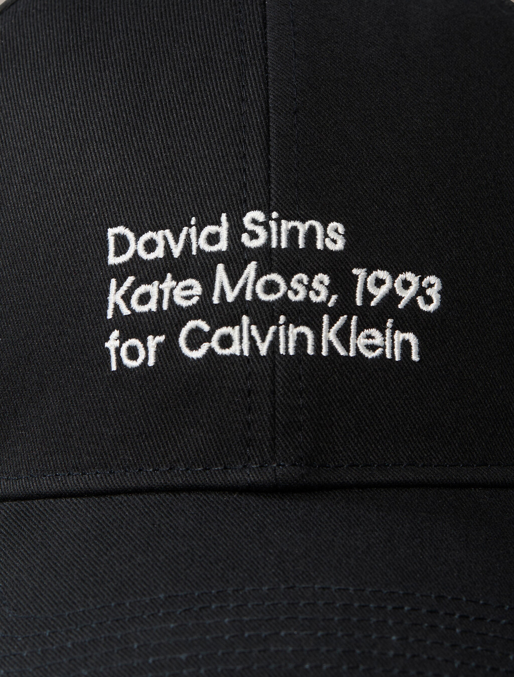 Calvin Klein Kate Moss Baseball Cap, Black, hi-res