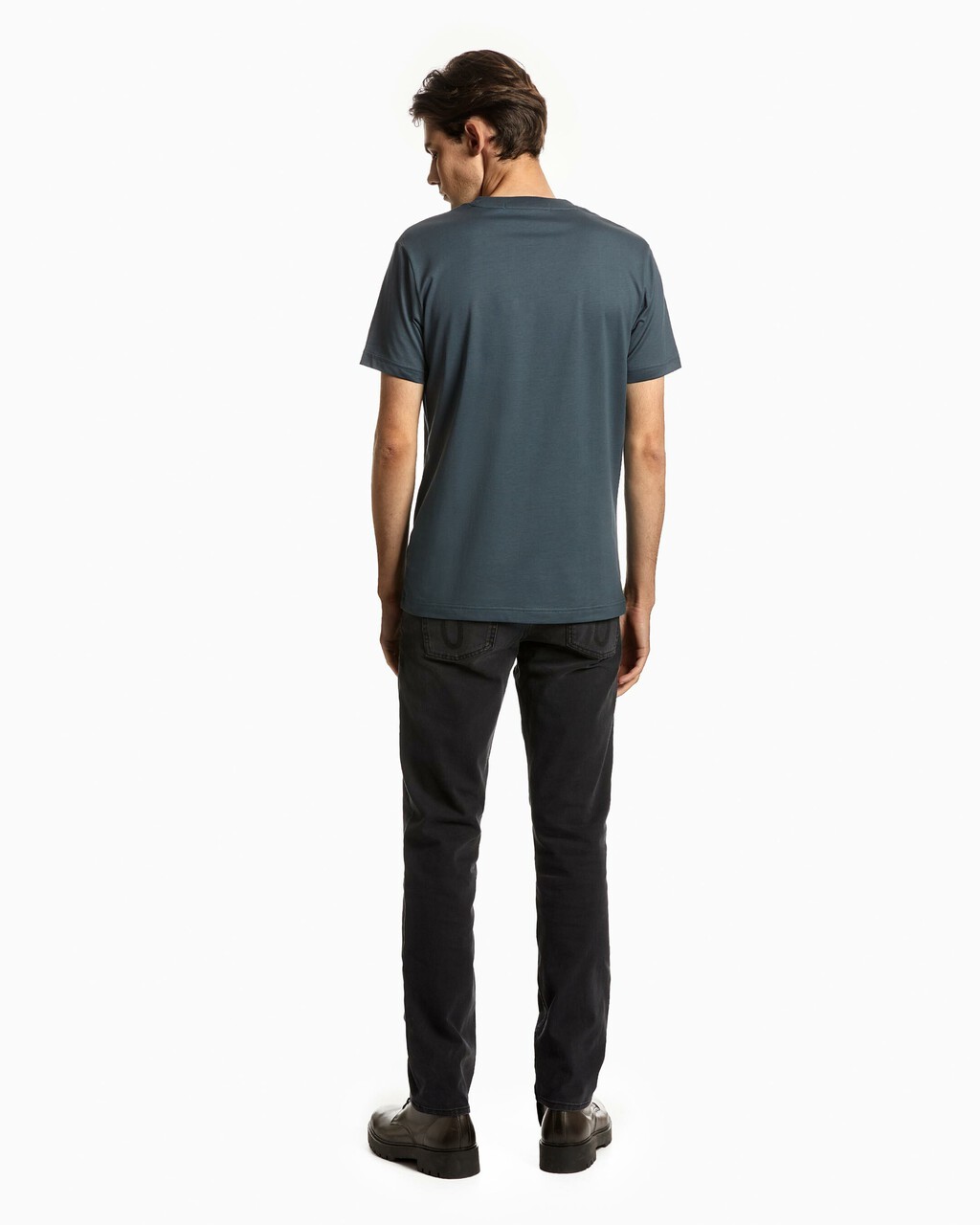 Urban Monogram Slim Tee, Ocean Teal, hi-res