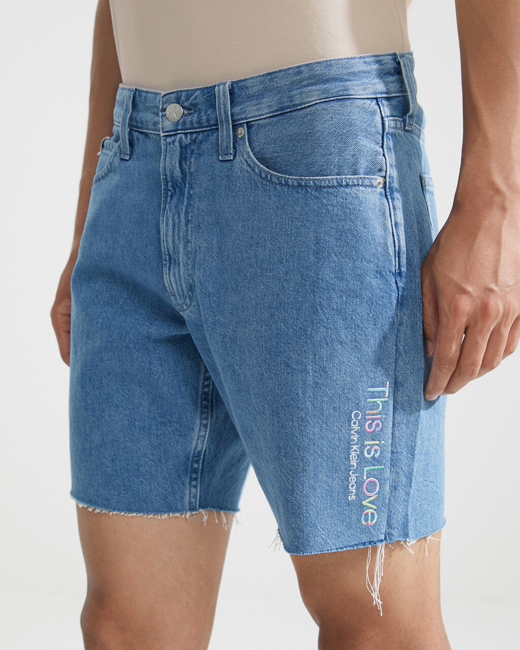 Pride Denim Short, Denim Light, hi-res