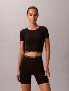Shapewear Short Sleeve Top - Icon, Black, hi-res