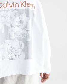 Standards Blooms Graphic 長袖 T 恤, BRILLIANT WHITE, hi-res