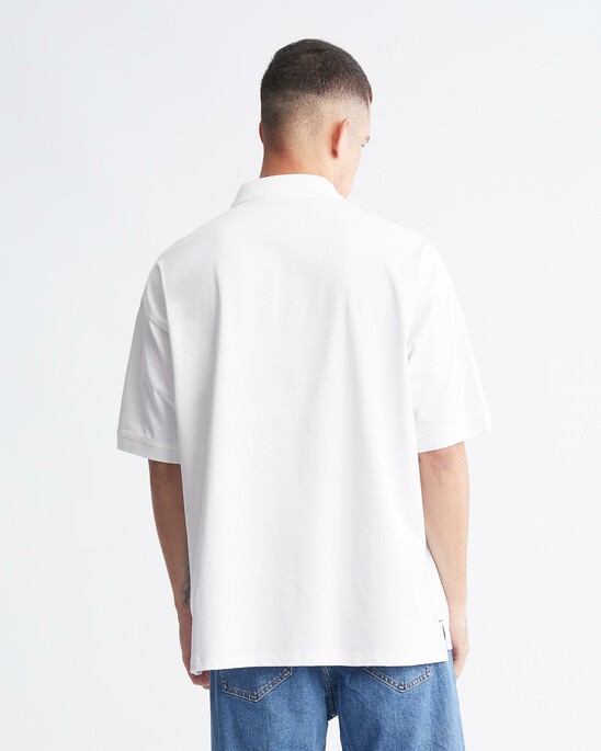 Varsity 弧形標誌 Polo 裇
