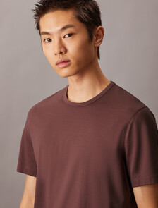 Calvin 雙絲光棉質 T 裇, Wild Ginger, hi-res