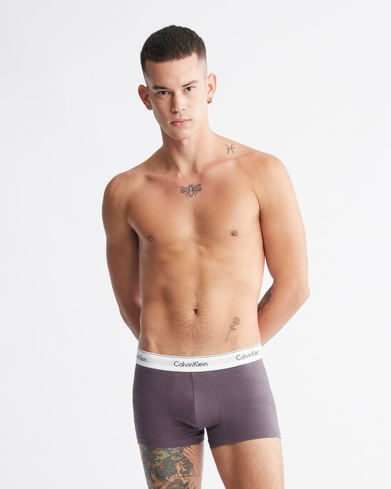 Modern Cotton Stretch 貼身短版四角褲（2 件組）