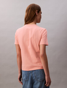 Monogram T-shirt, Powder Orange, hi-res